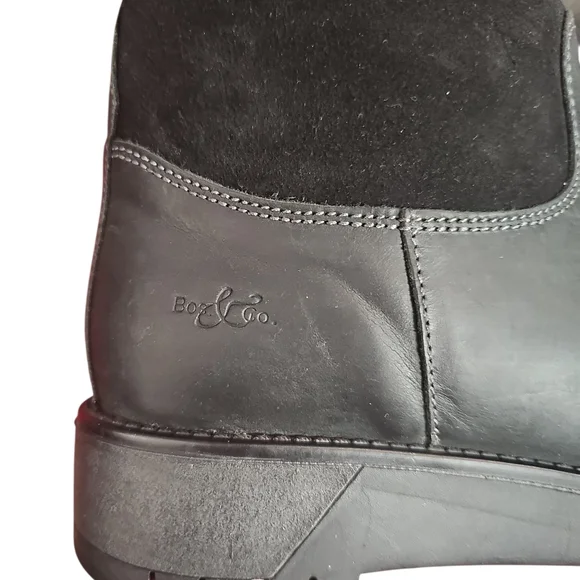 Bos & Co Goose Prima waterproof Black Mid Calf Boots Sz 40 Or 9-9.5 - Picture 2 of 14